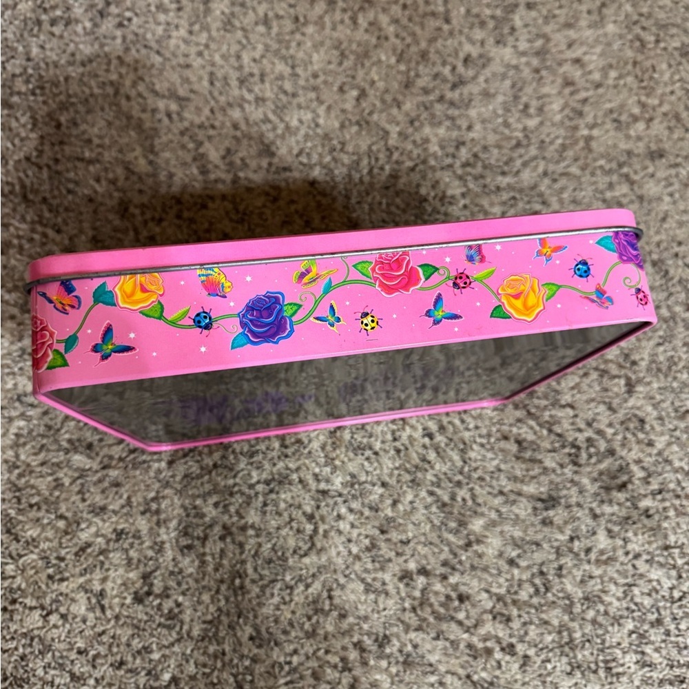 Vintage Lisa Frank kittens and butterflies collectible tin container - Picture 7 of 15
